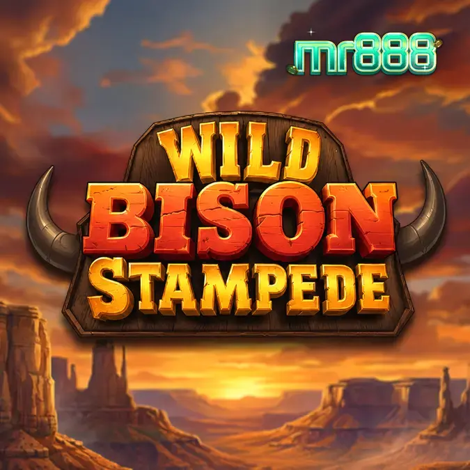 Tampilan visual slot Wild Bison Stampede dengan simbol satwa liar.
