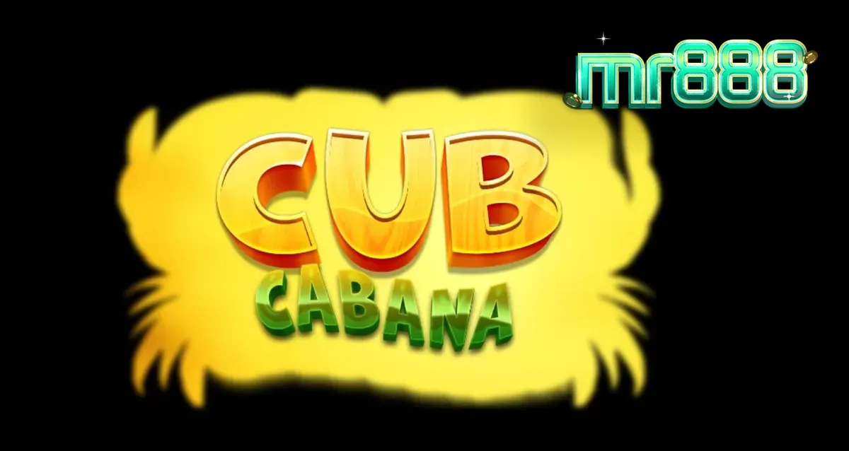 Tampilan visual slot Cub Cabana dengan tema pesta tropis dan simbol-simbol musik.